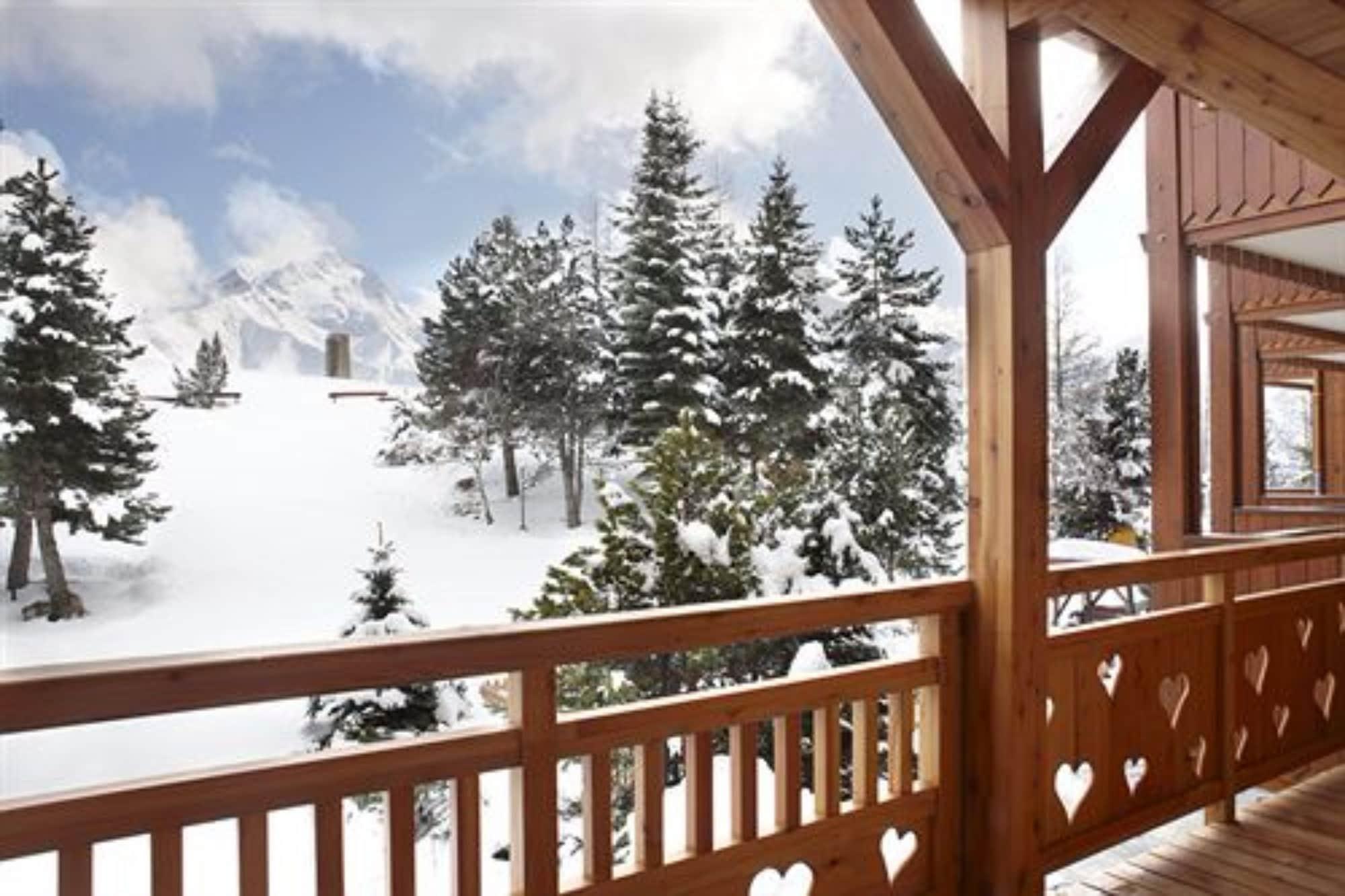 לס דה-אלפס Hotel Chalet Mounier מראה חיצוני תמונה