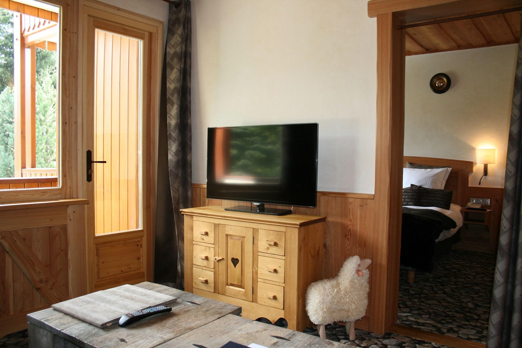 לס דה-אלפס Hotel Chalet Mounier מראה חיצוני תמונה