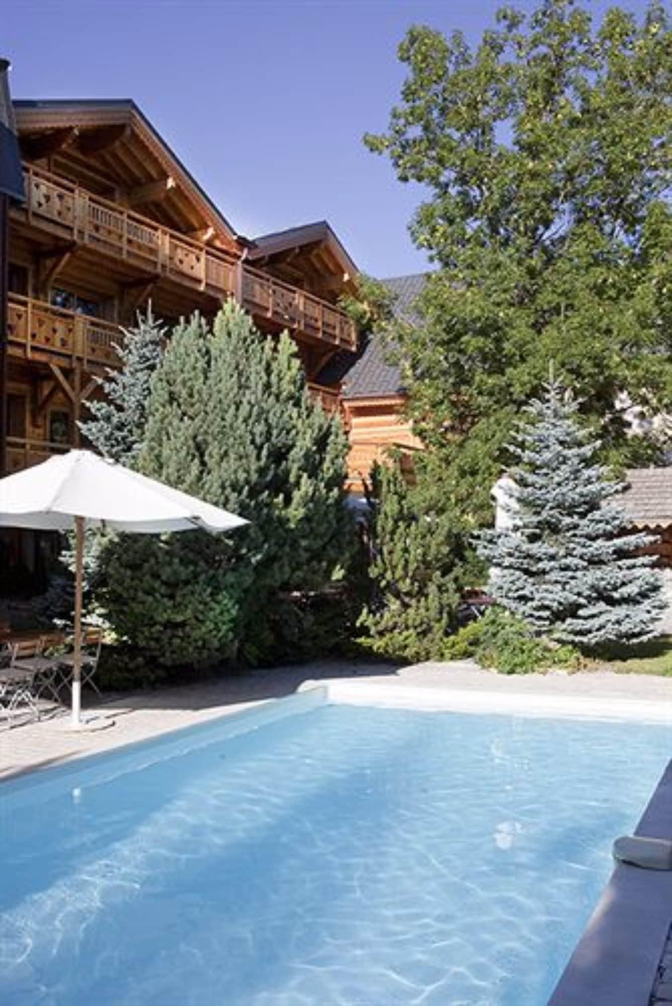 לס דה-אלפס Hotel Chalet Mounier מראה חיצוני תמונה