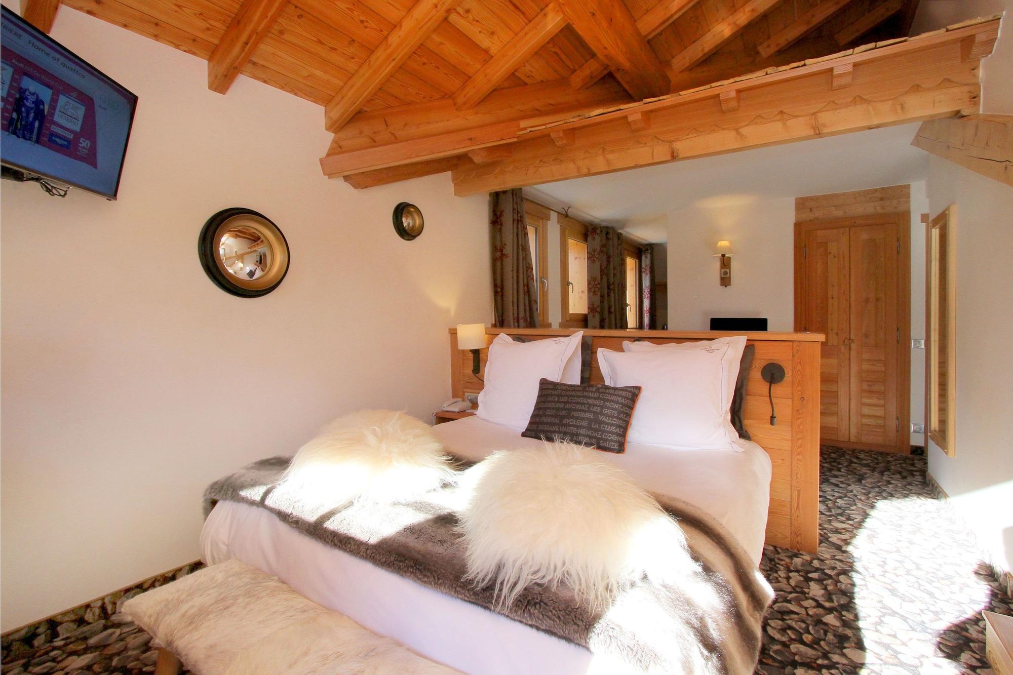 לס דה-אלפס Hotel Chalet Mounier מראה חיצוני תמונה
