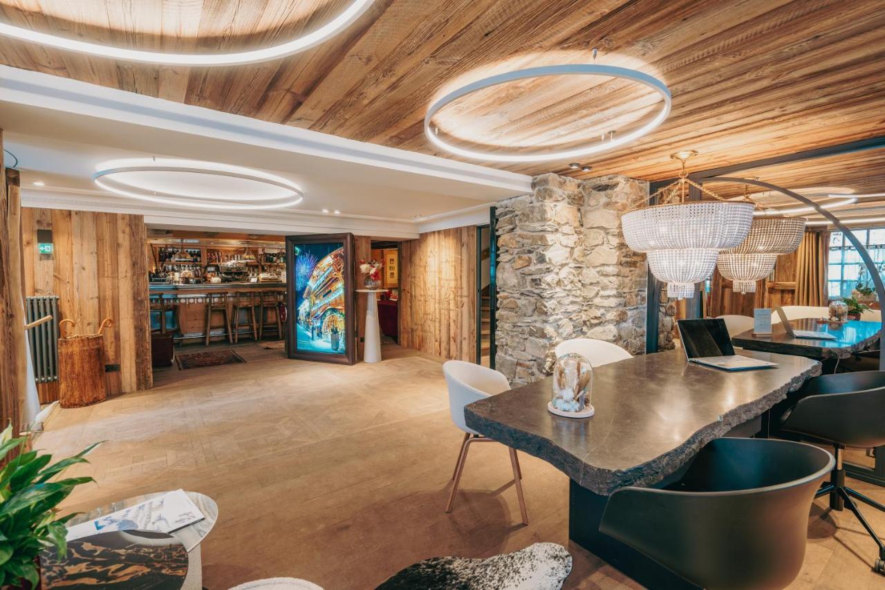 לס דה-אלפס Hotel Chalet Mounier מראה חיצוני תמונה