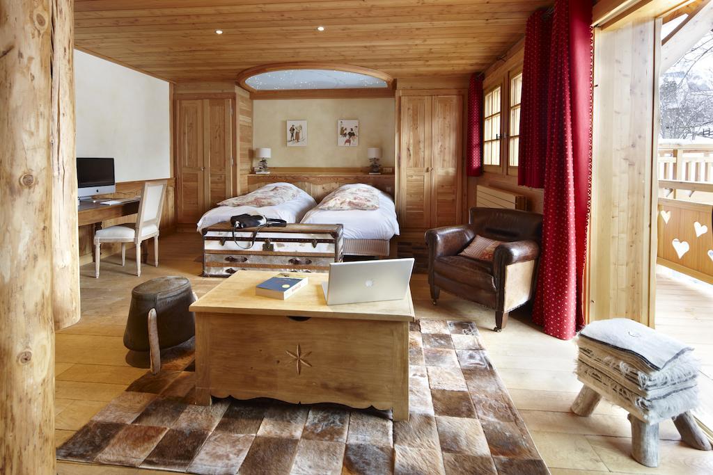 לס דה-אלפס Hotel Chalet Mounier חדר תמונה