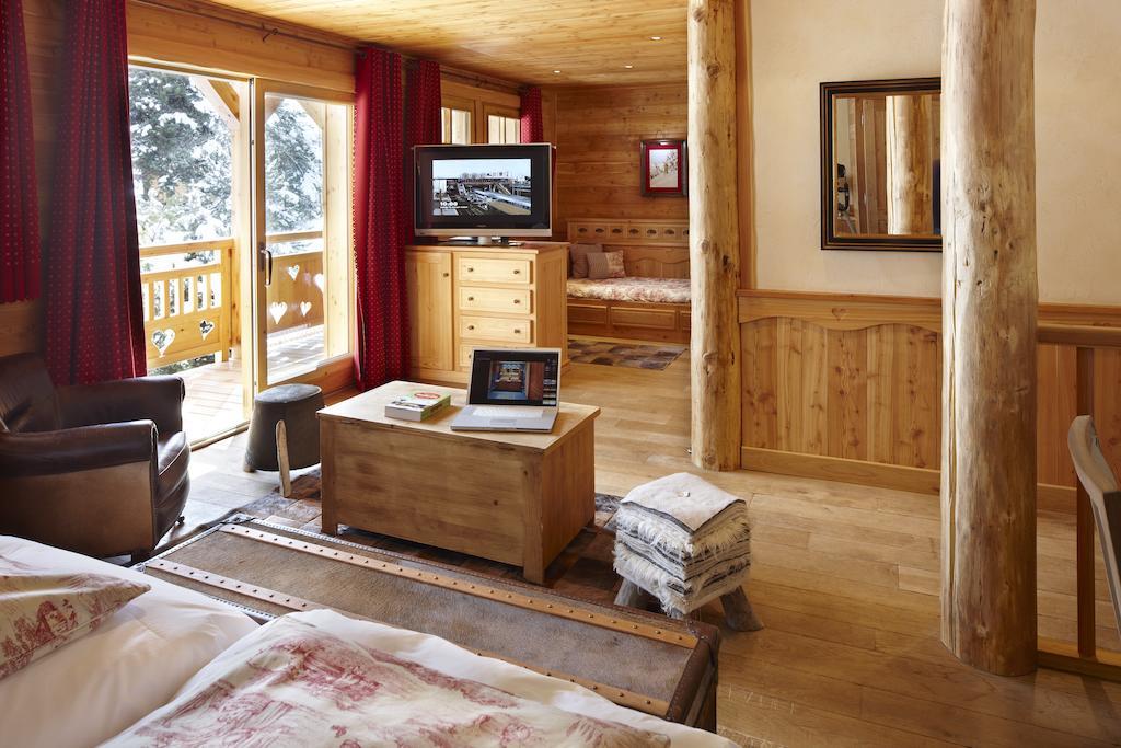 לס דה-אלפס Hotel Chalet Mounier חדר תמונה